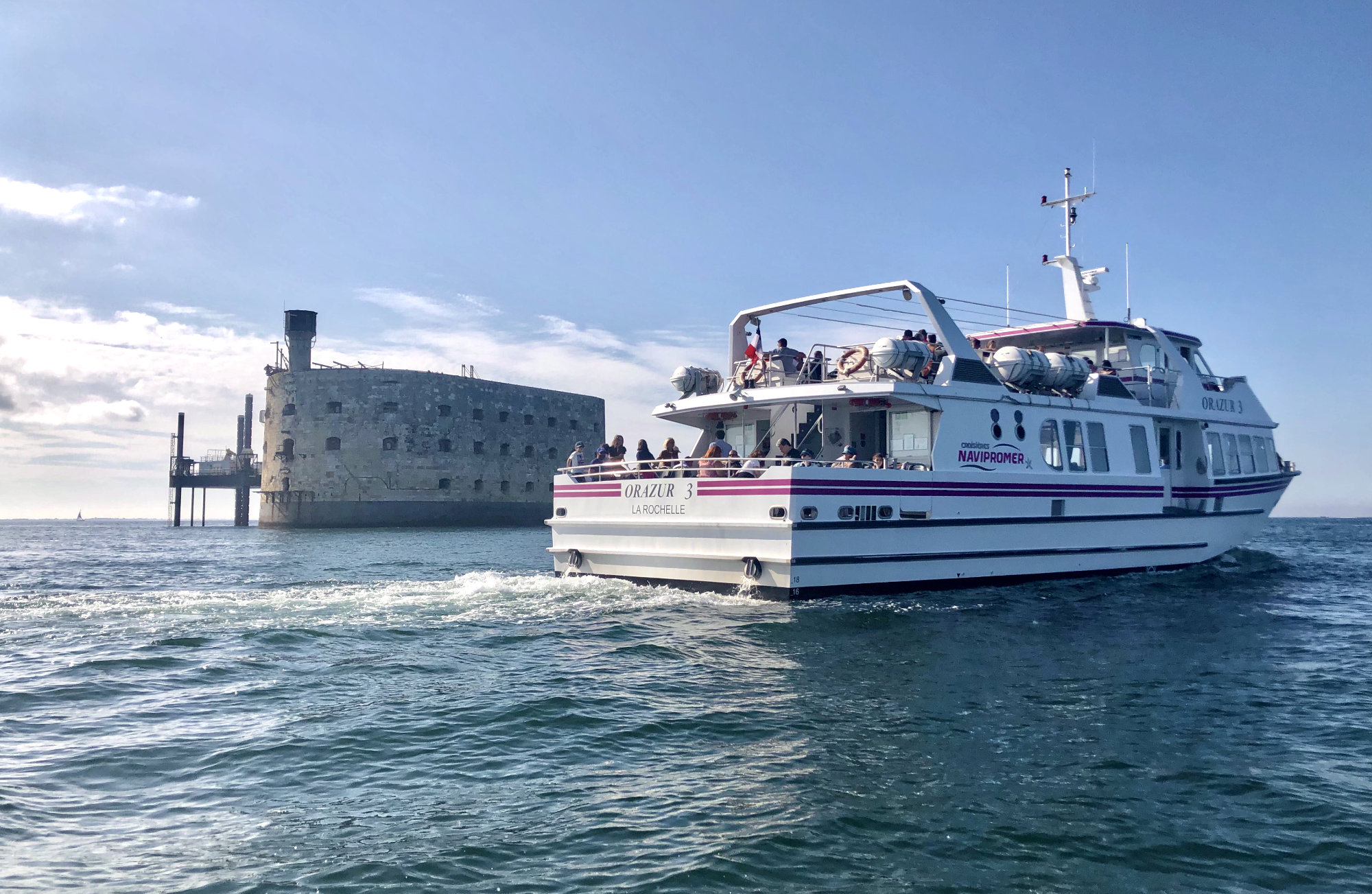 croisière la rochelle promenade en mer Fort boyard